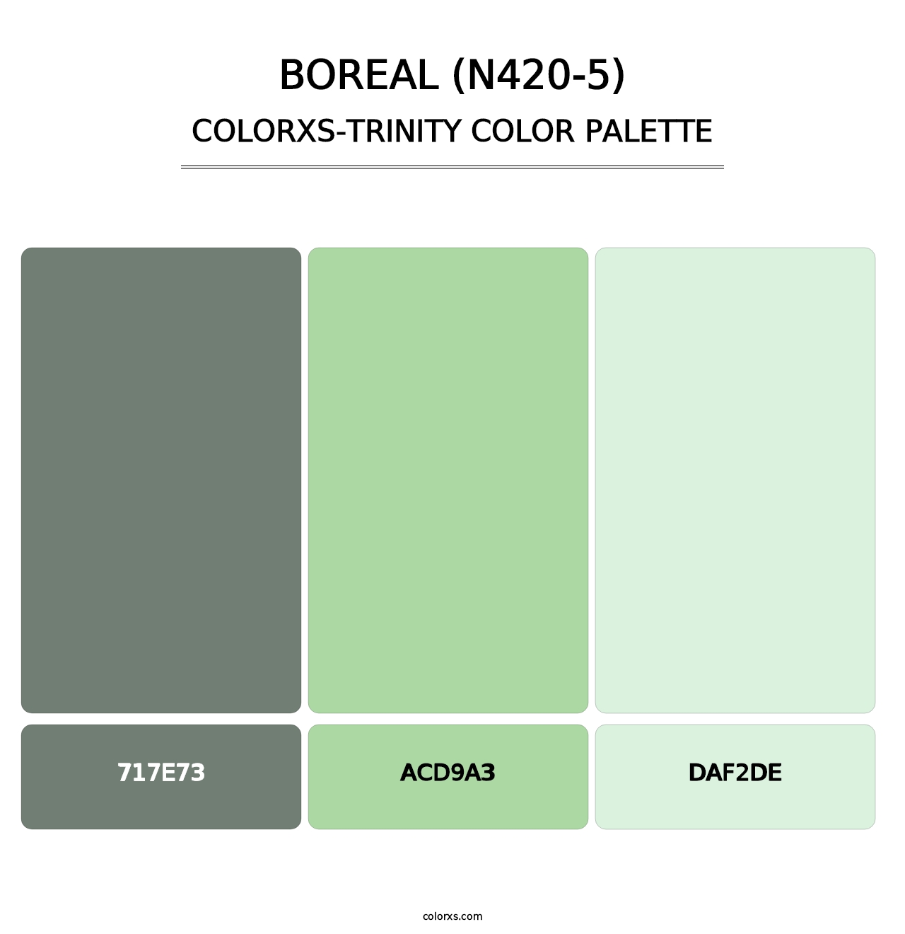 Boreal (N420-5) - Colorxs Trinity Palette