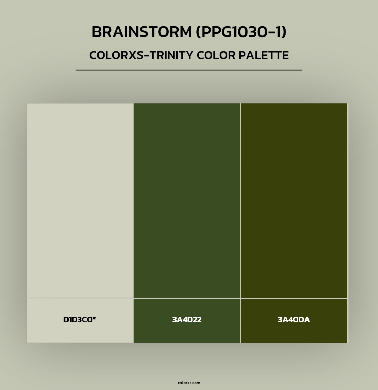 Brainstorm (PPG1030-1) - Colorxs Trinity Palette