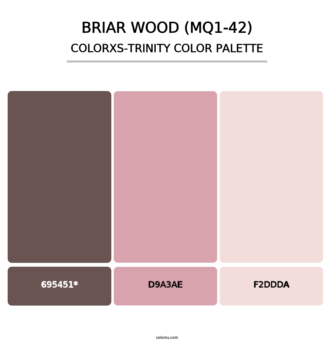 Briar Wood (MQ1-42) - Colorxs Trinity Palette