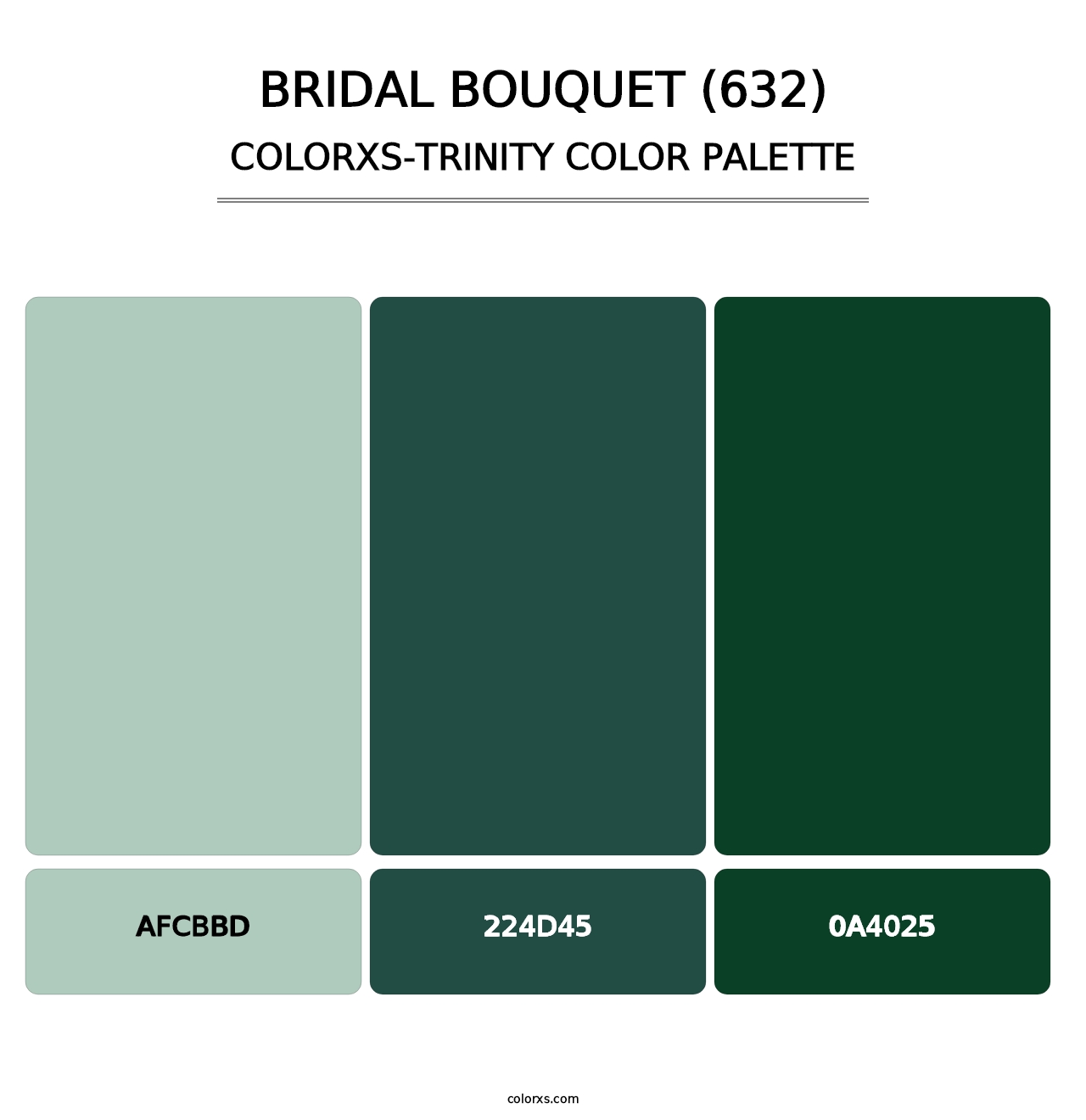 Bridal Bouquet (632) - Colorxs Trinity Palette