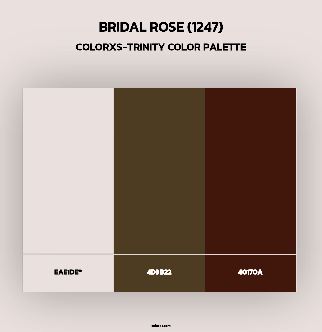 Bridal Rose (1247) - Colorxs Trinity Palette