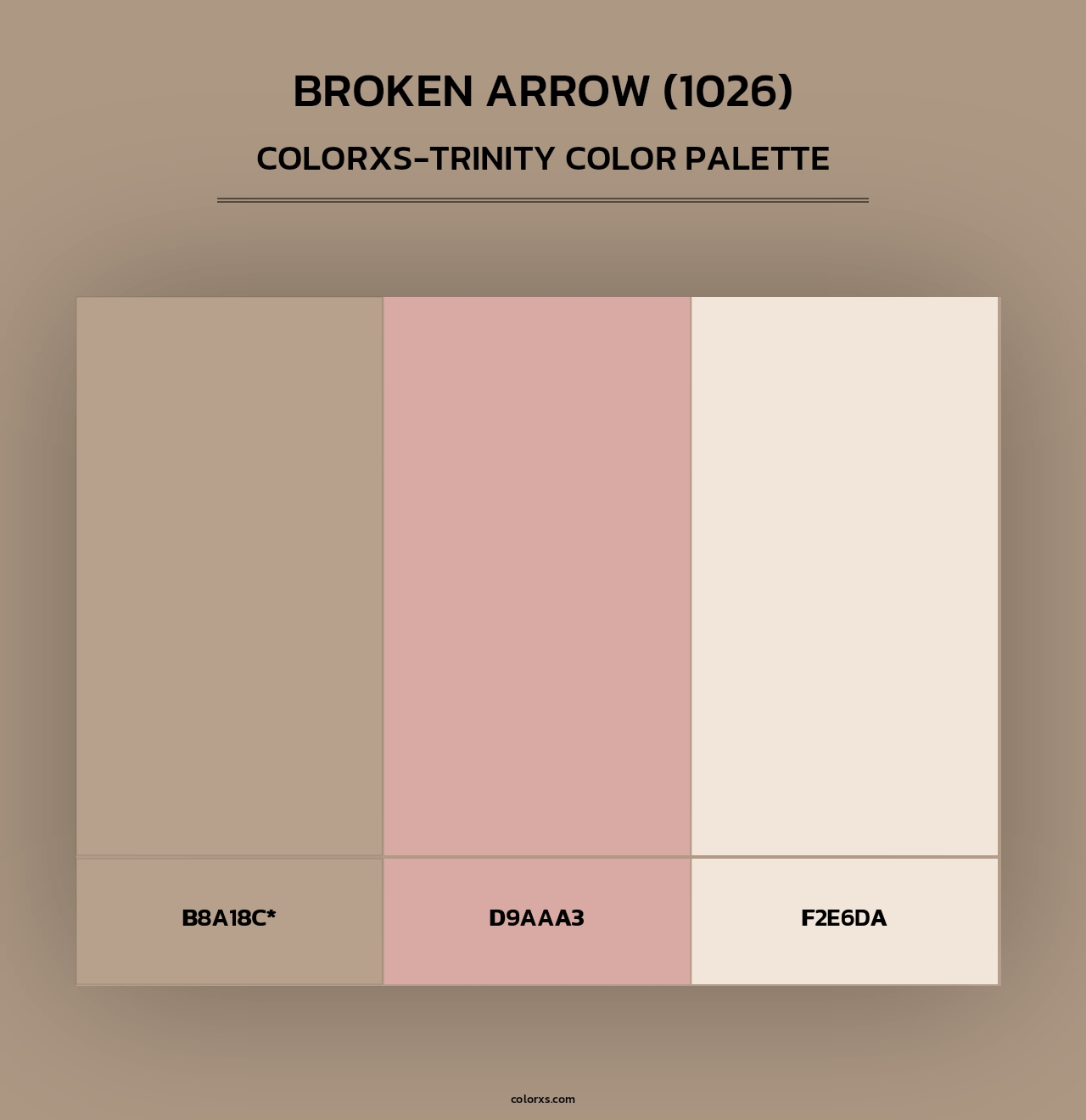 Broken Arrow (1026) - Colorxs Trinity Palette