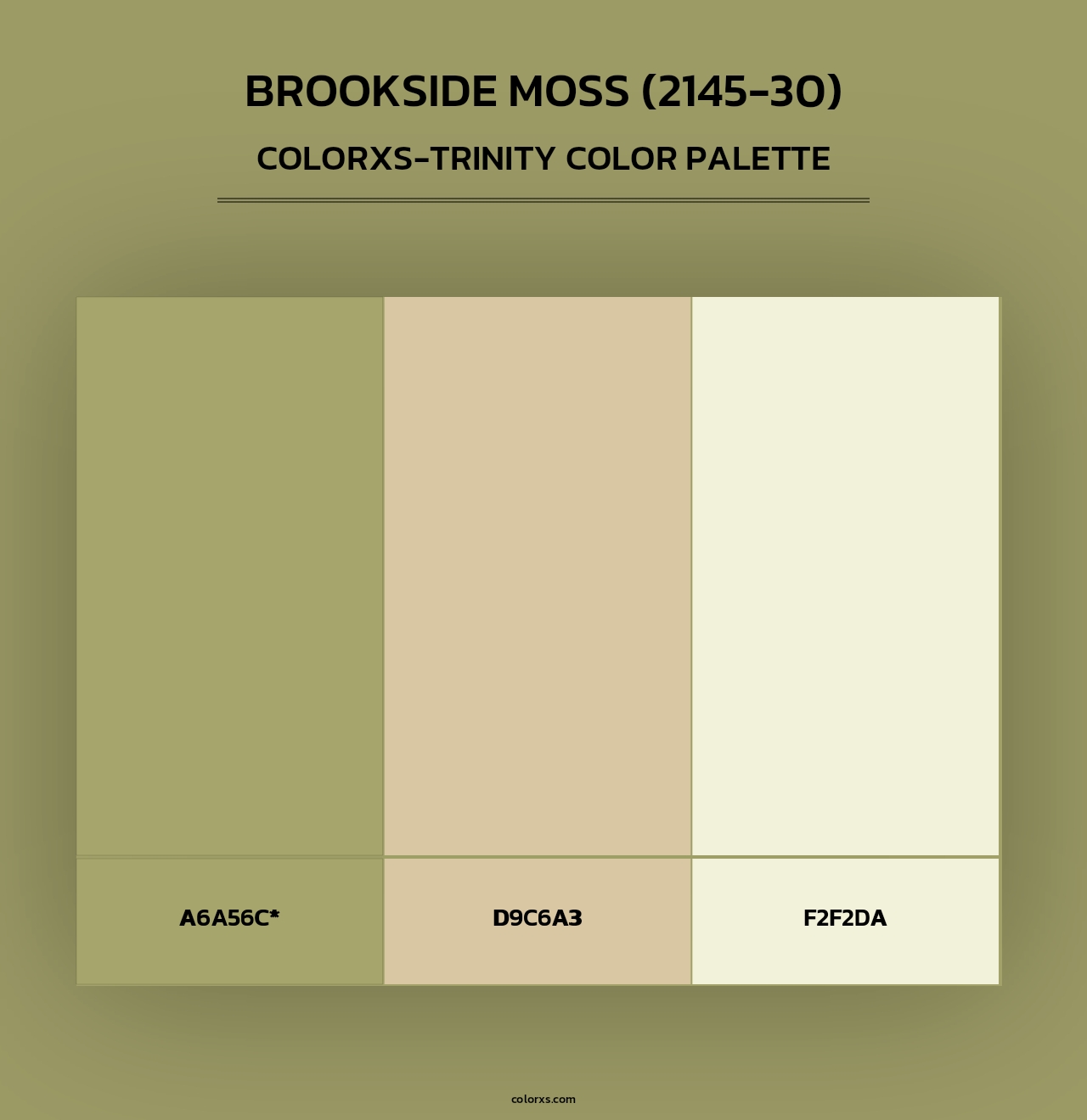 Brookside Moss (2145-30) - Colorxs Trinity Palette