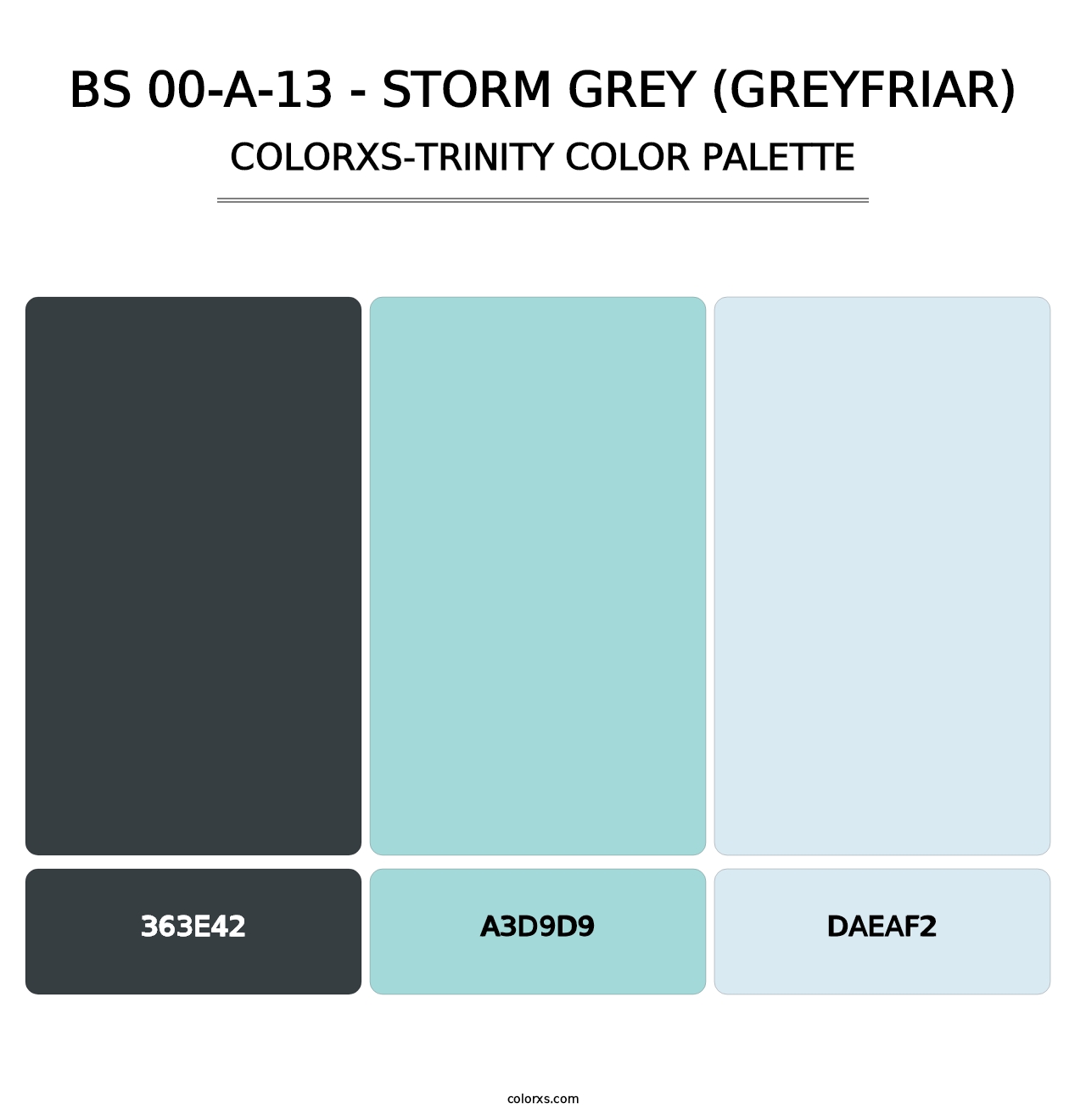 BS 00-A-13 - Storm Grey (Greyfriar) - Colorxs Trinity Palette