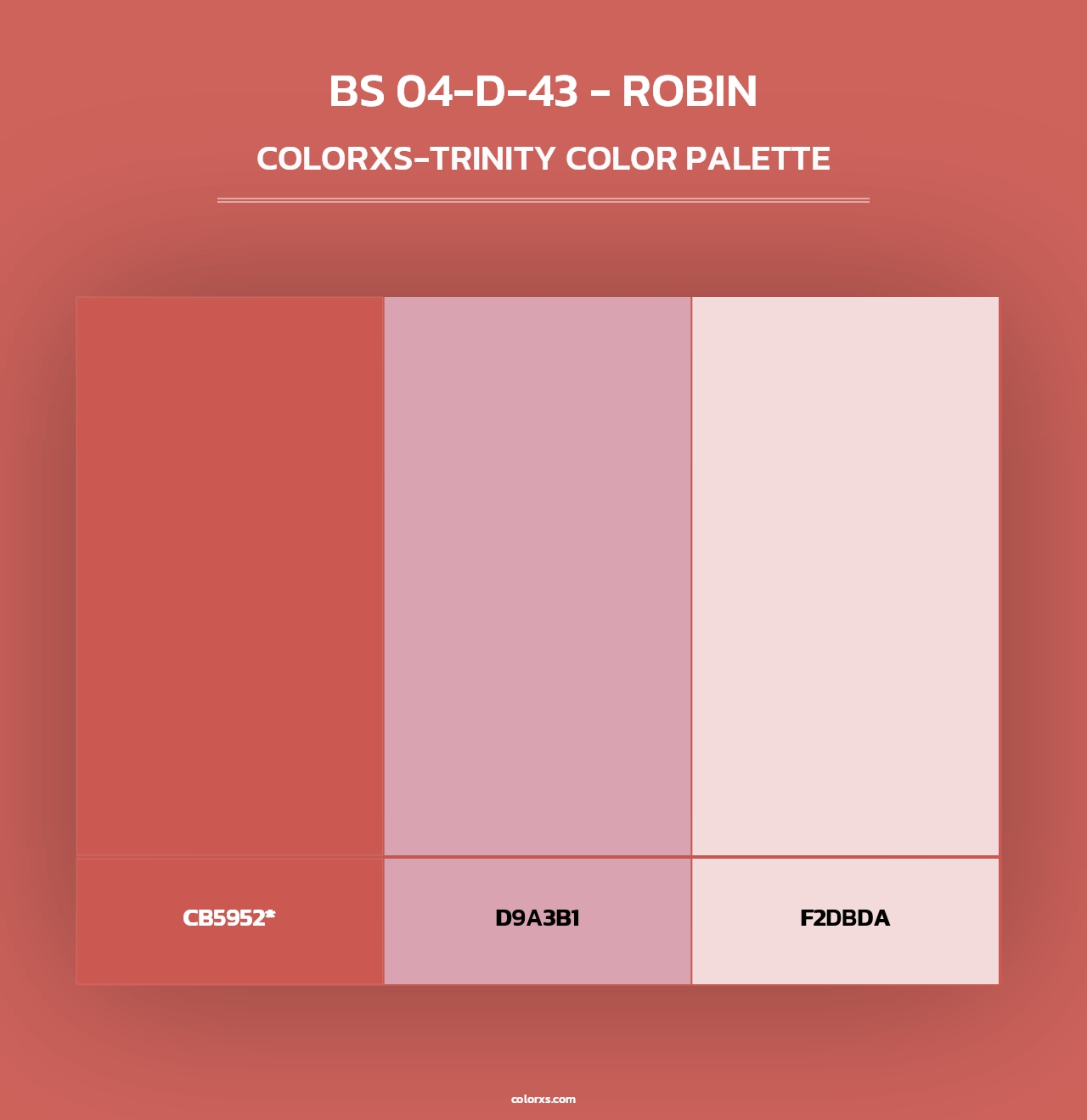 BS 04-D-43 - Robin - Colorxs Trinity Palette