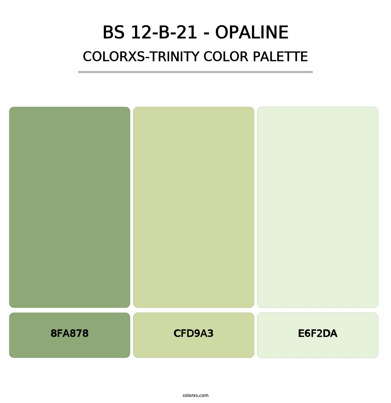BS 12-B-21 - Opaline - Colorxs Trinity Palette