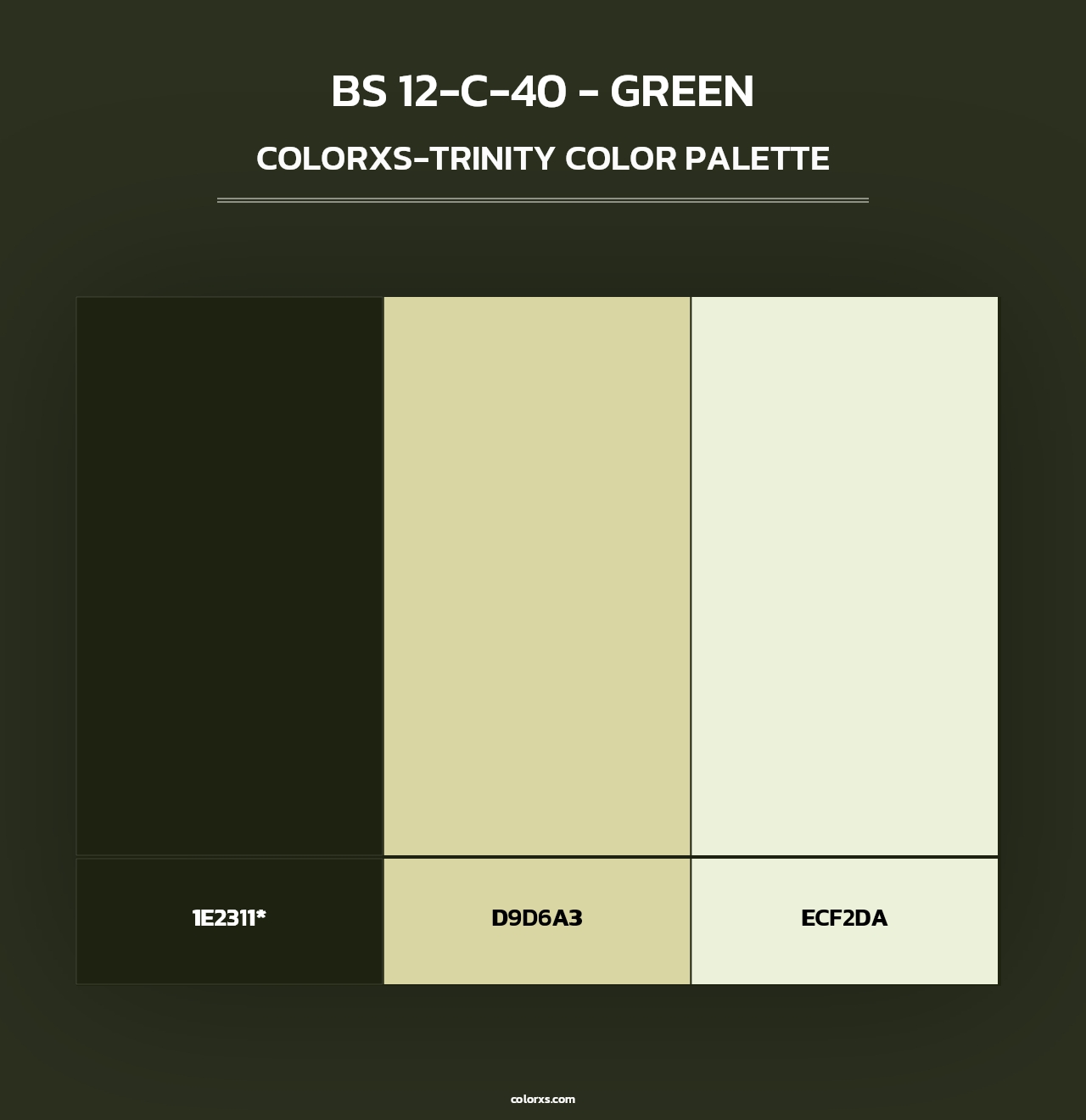 BS 12-C-40 - Green - Colorxs Trinity Palette