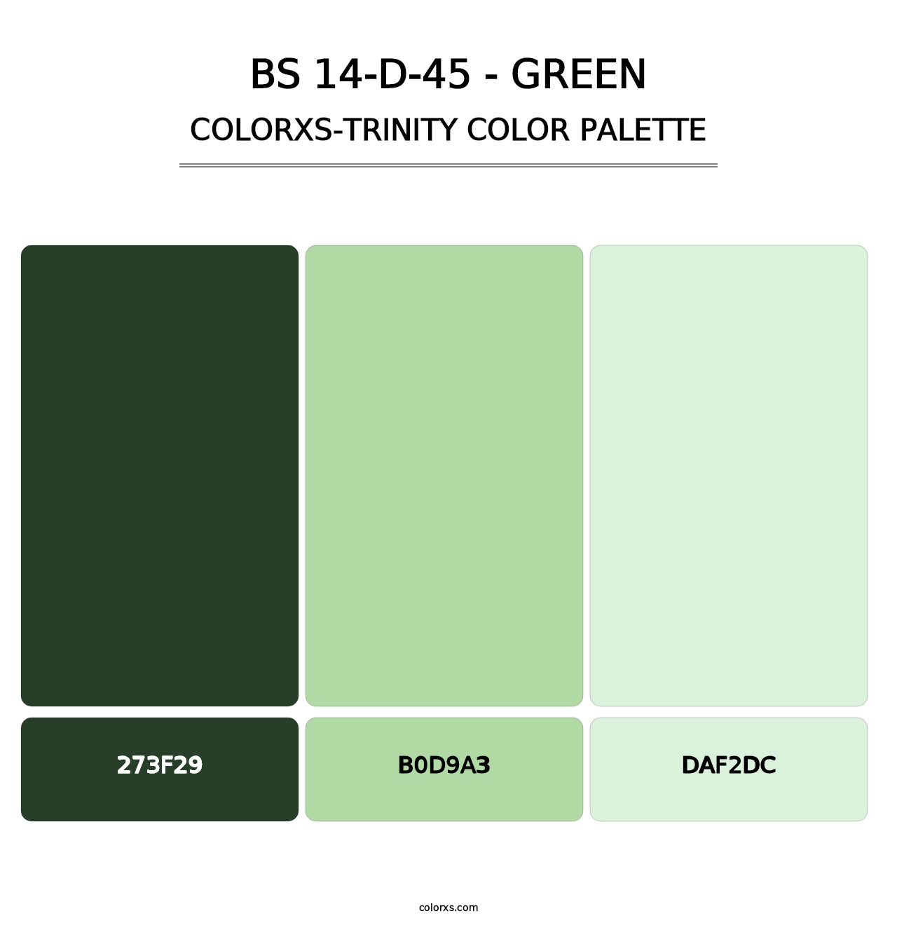 BS 14-D-45 - Green - Colorxs Trinity Palette