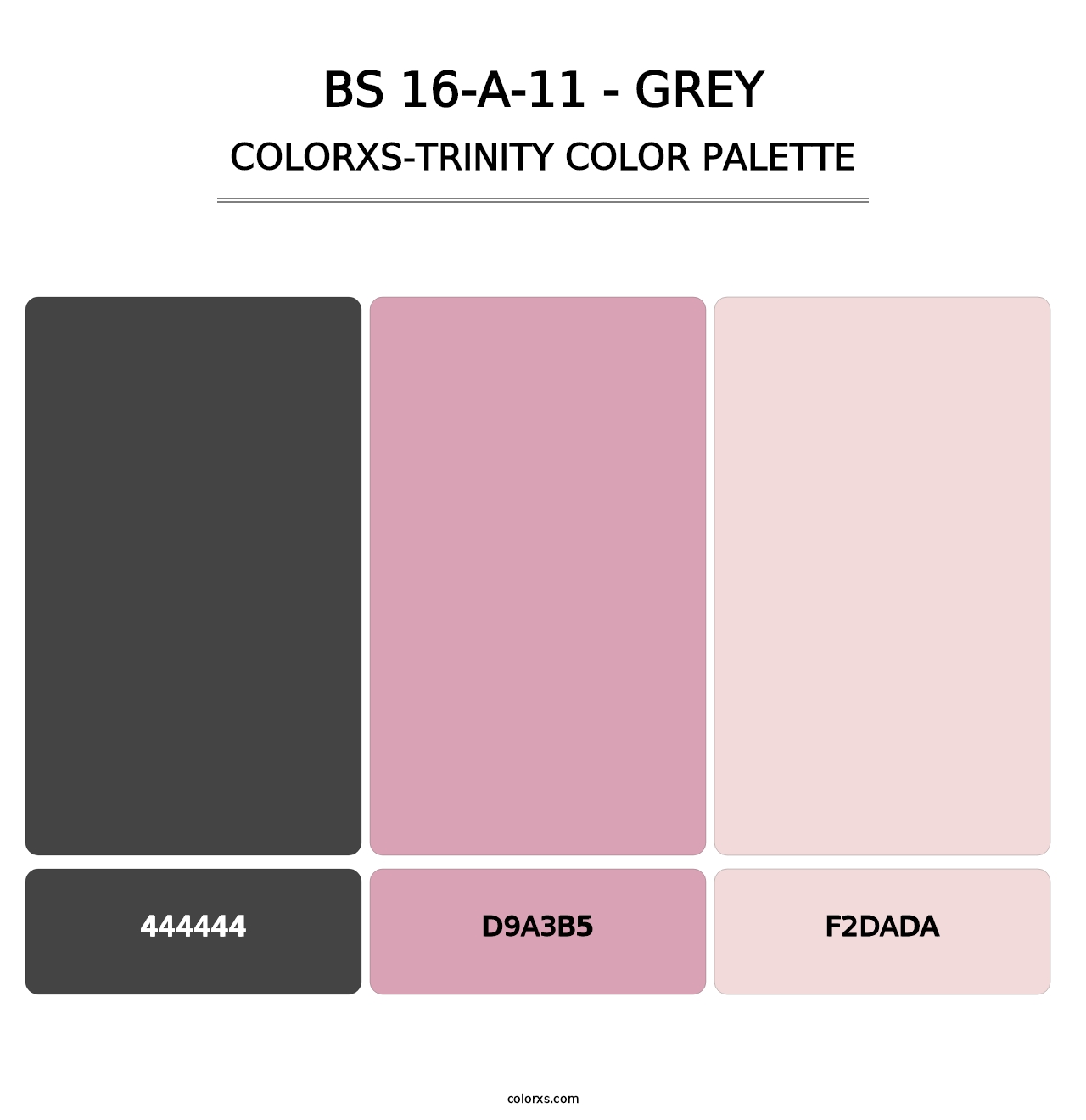 BS 16-A-11 - Grey - Colorxs Trinity Palette