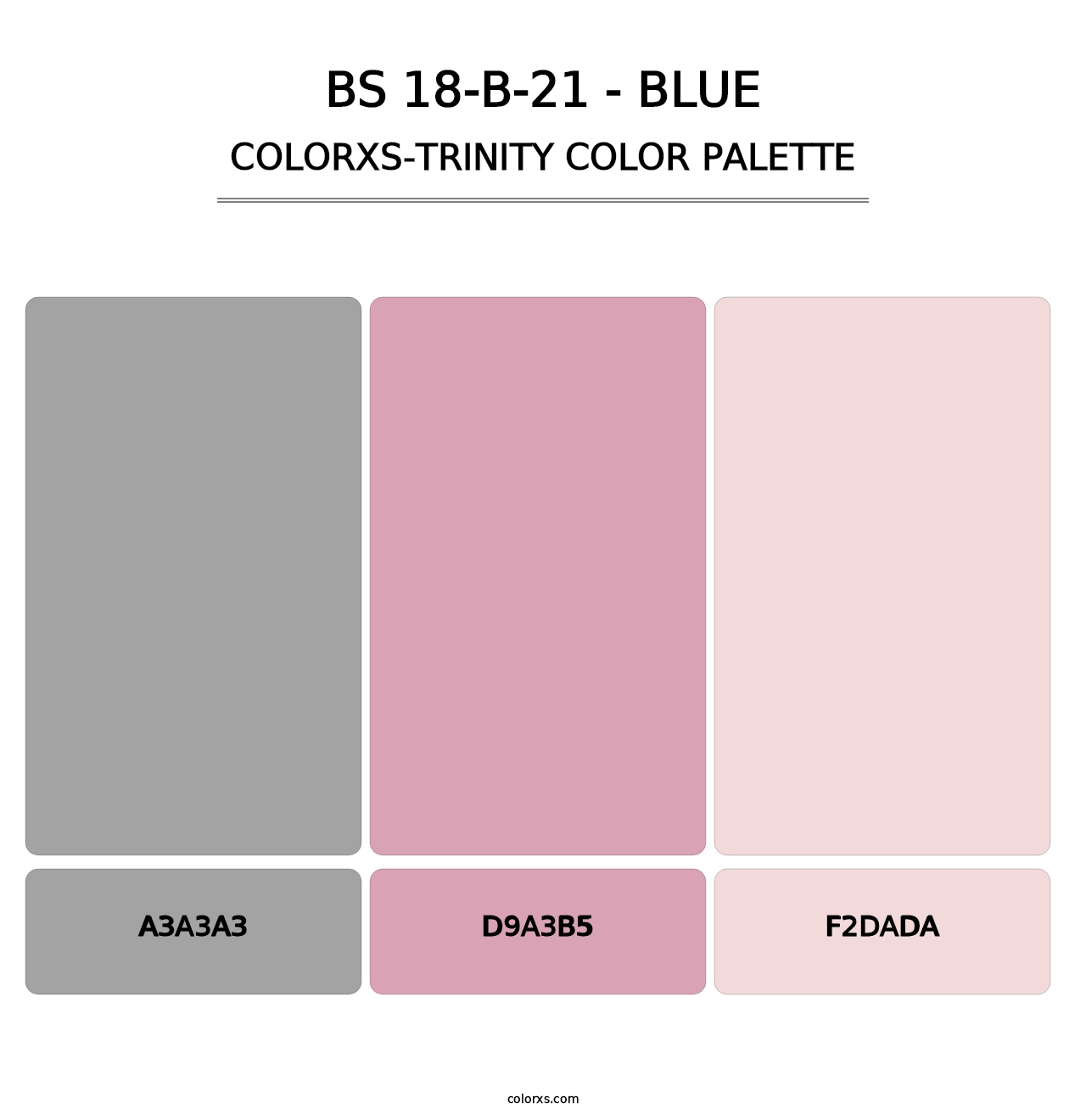 BS 18-B-21 - Blue - Colorxs Trinity Palette