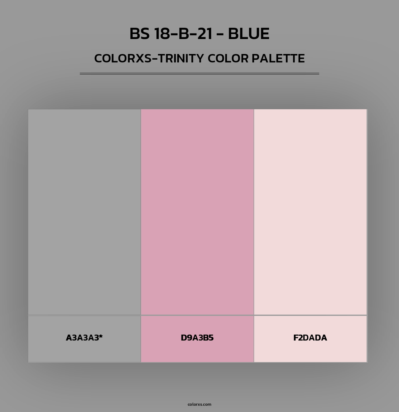 BS 18-B-21 - Blue - Colorxs Trinity Palette
