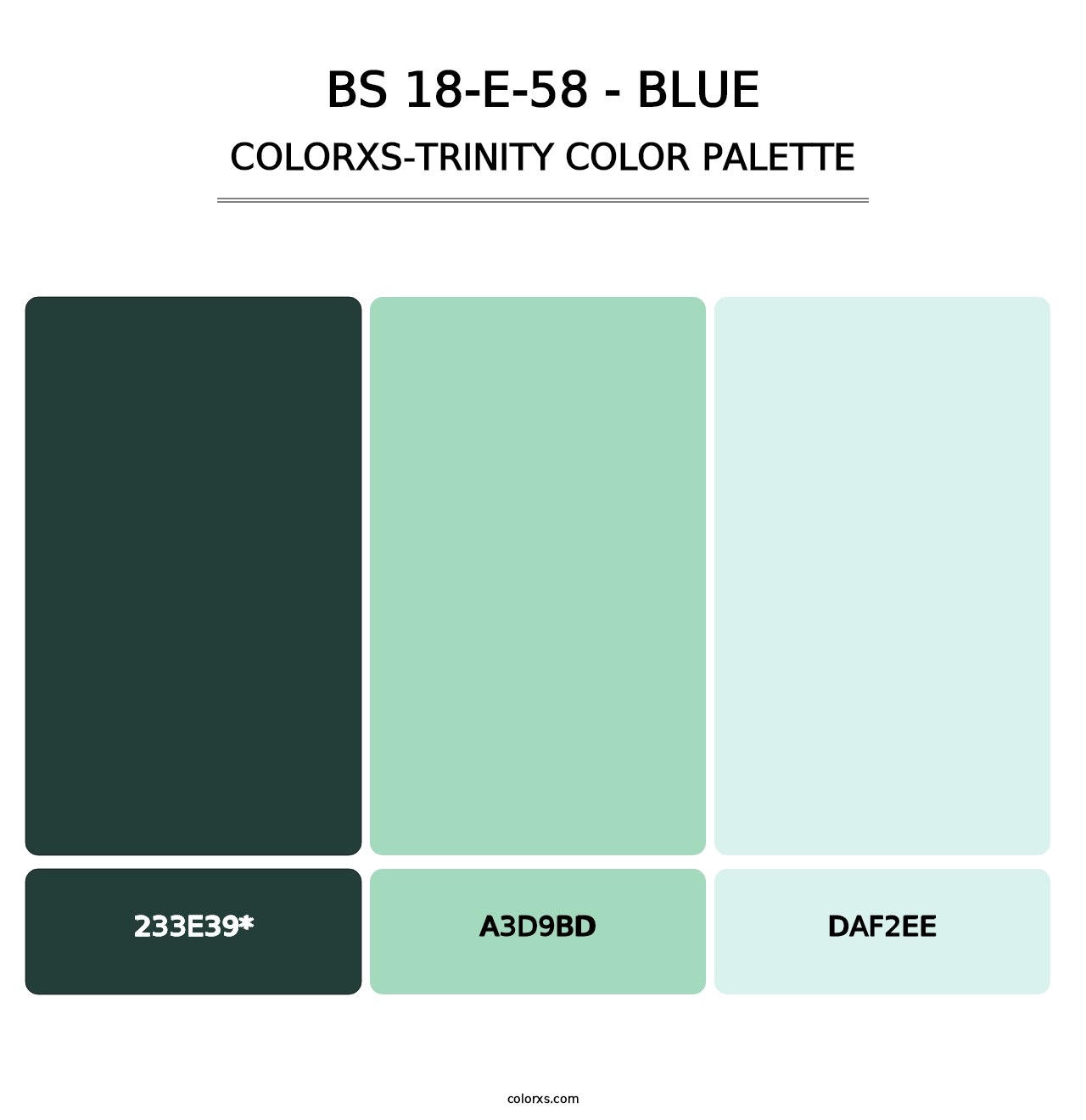 BS 18-E-58 - Blue - Colorxs Trinity Palette