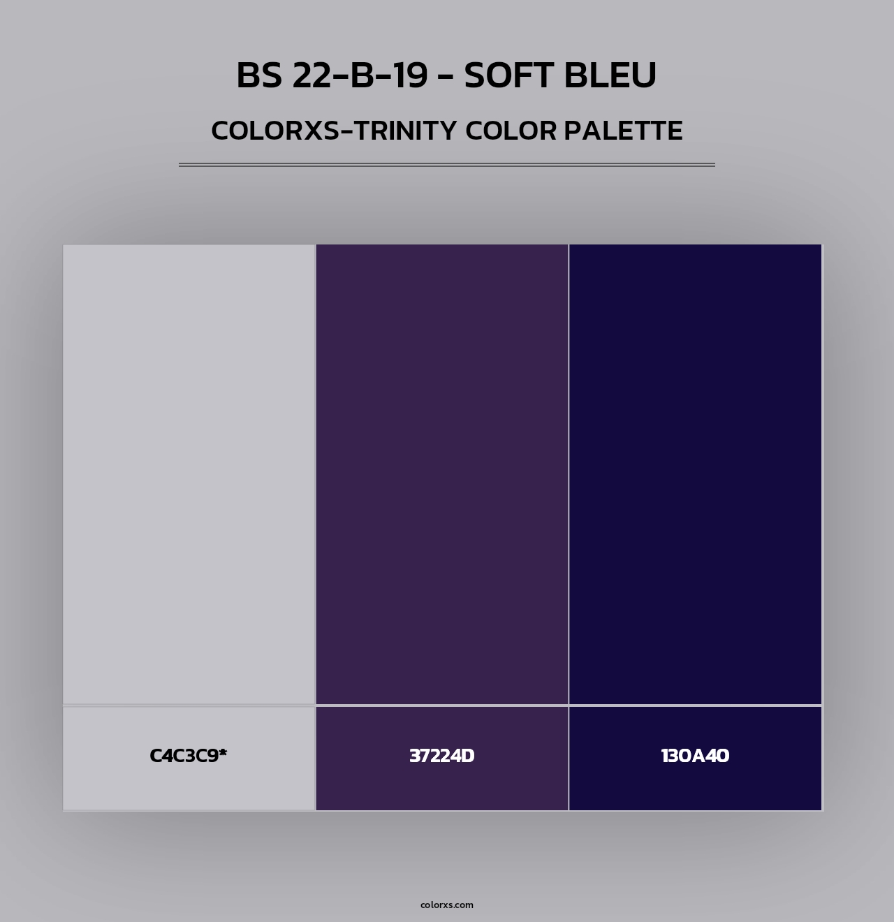BS 22-B-19 - Soft Bleu - Colorxs Trinity Palette