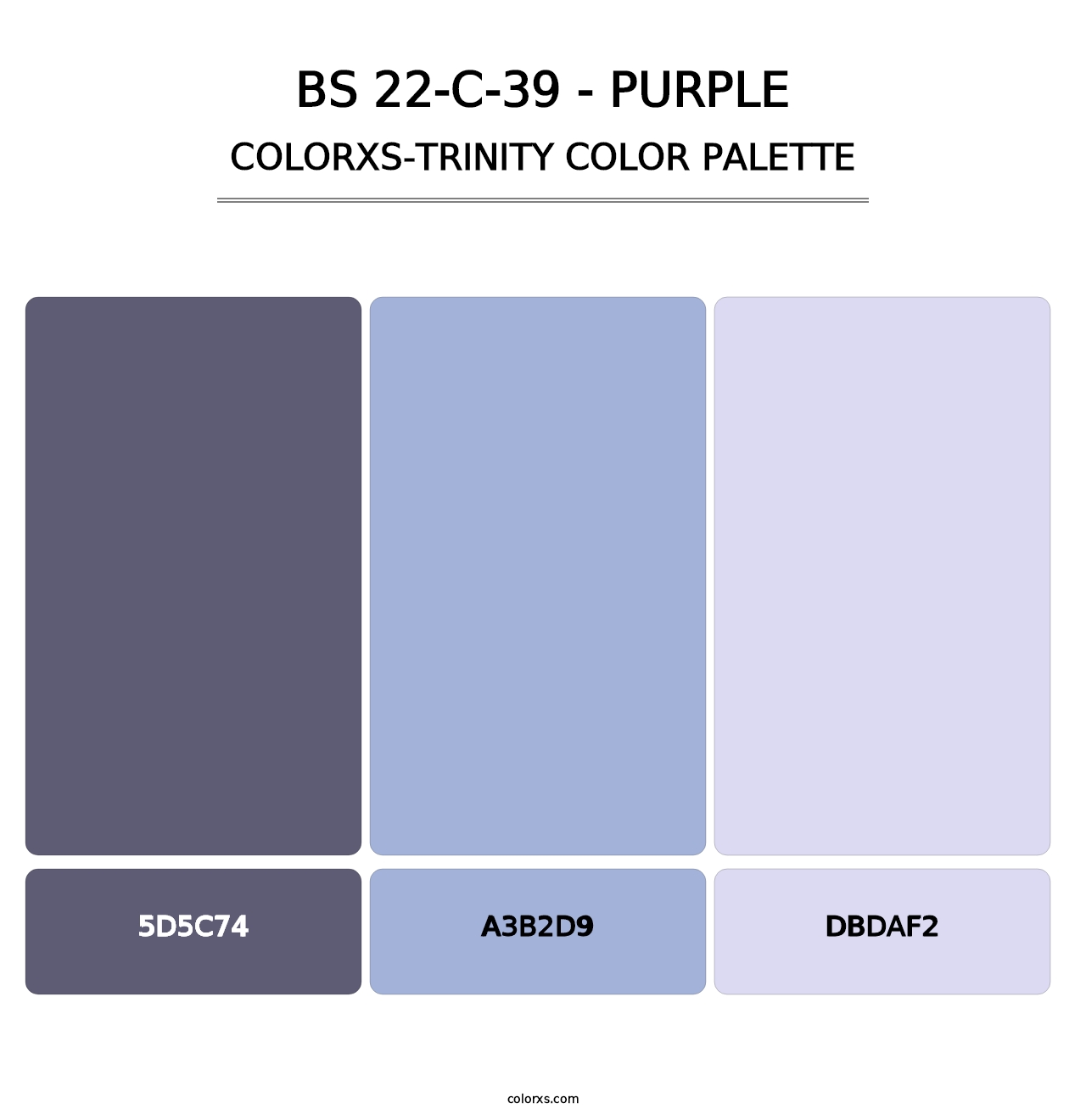 BS 22-C-39 - Purple - Colorxs Trinity Palette