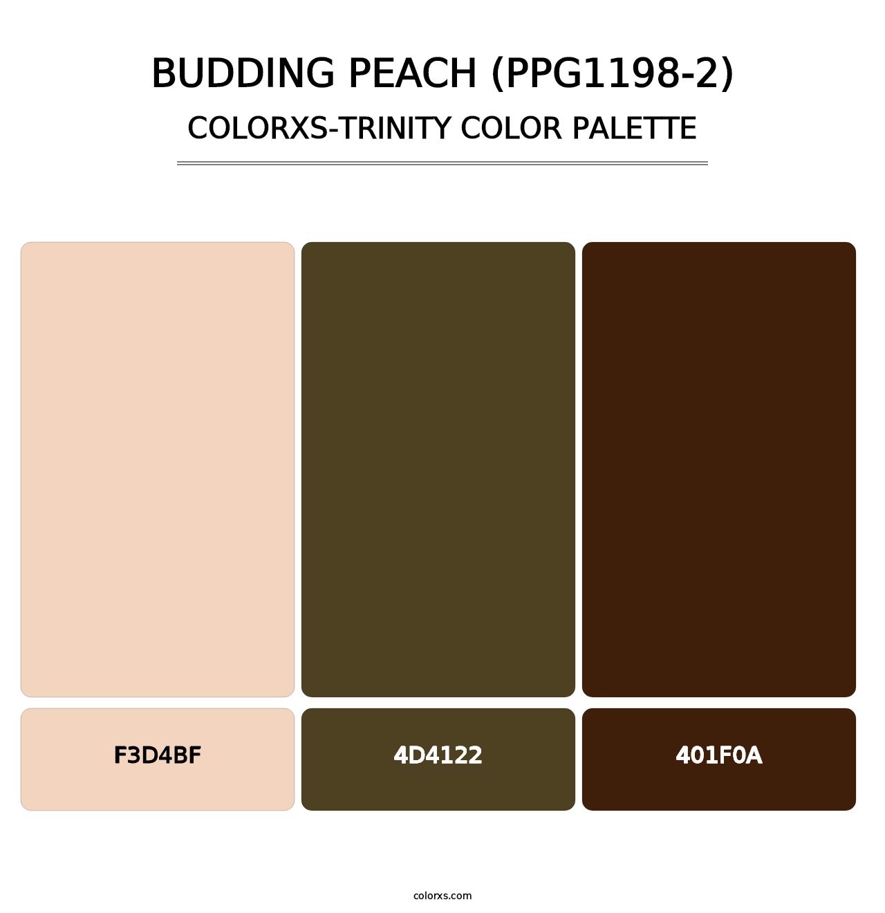 Budding Peach (PPG1198-2) - Colorxs Trinity Palette