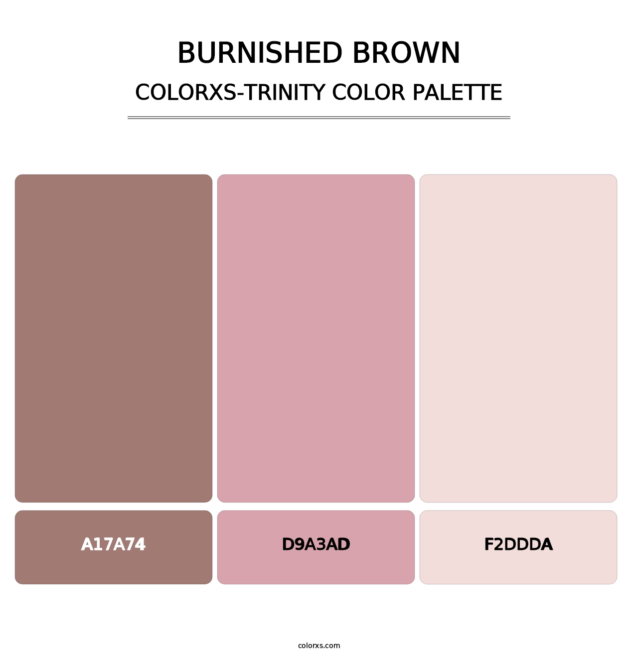 Burnished Brown - Colorxs Trinity Palette