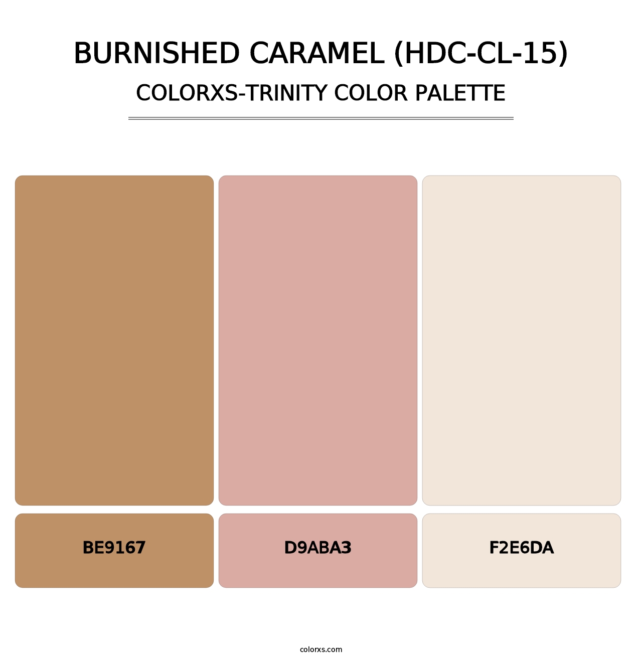 Burnished Caramel (HDC-CL-15) - Colorxs Trinity Palette