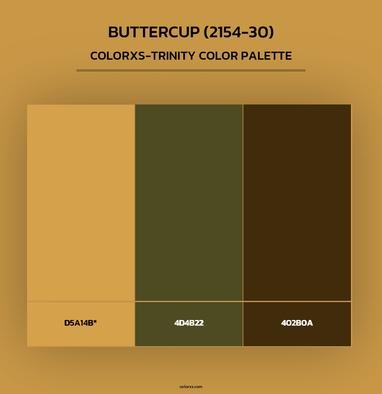Buttercup (2154-30) - Colorxs Trinity Palette
