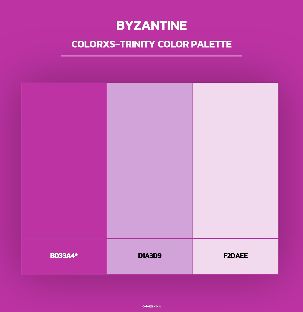 Byzantine - Colorxs Trinity Palette