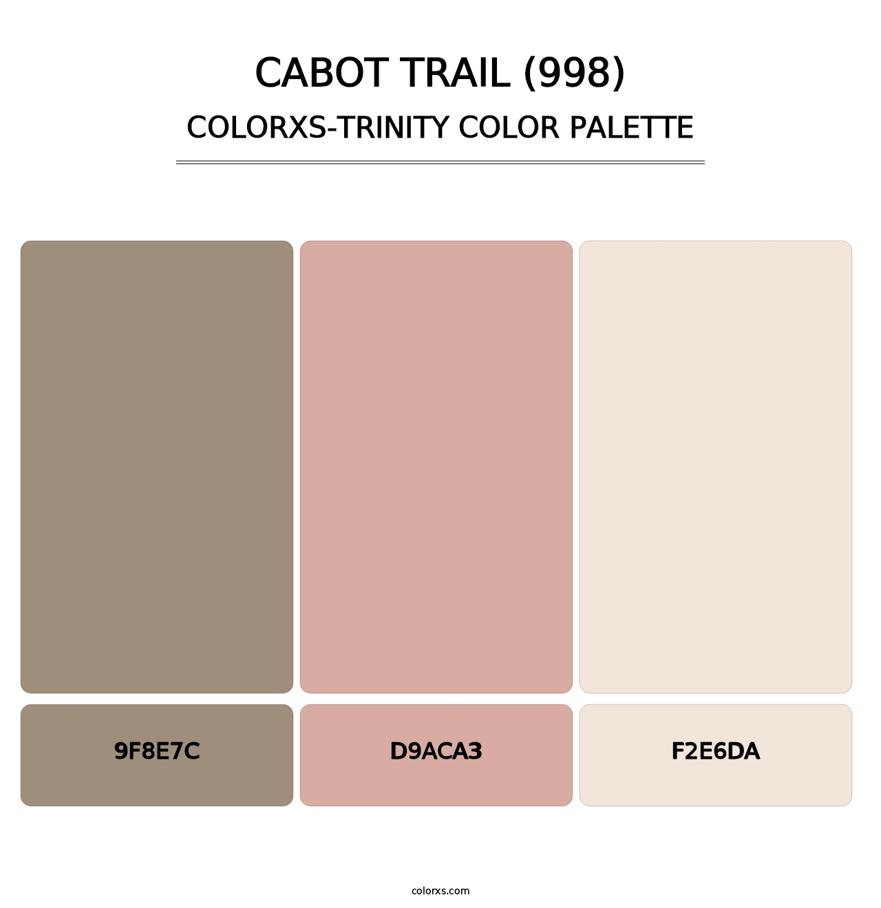 Cabot Trail (998) - Colorxs Trinity Palette