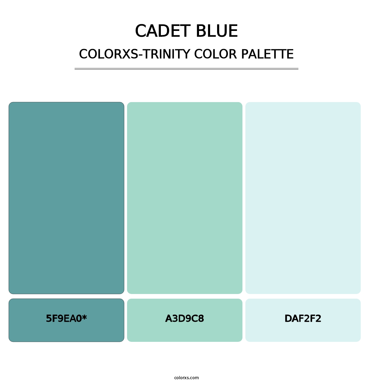 Cadet Blue - Colorxs Trinity Palette
