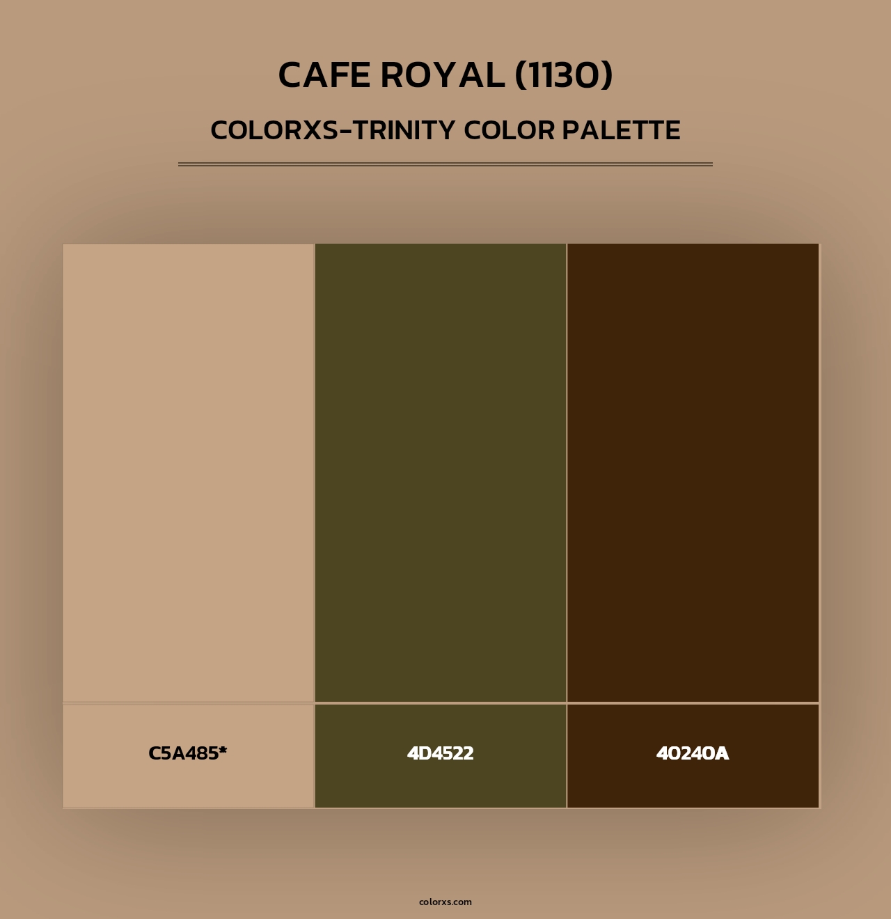 Cafe Royal (1130) - Colorxs Trinity Palette