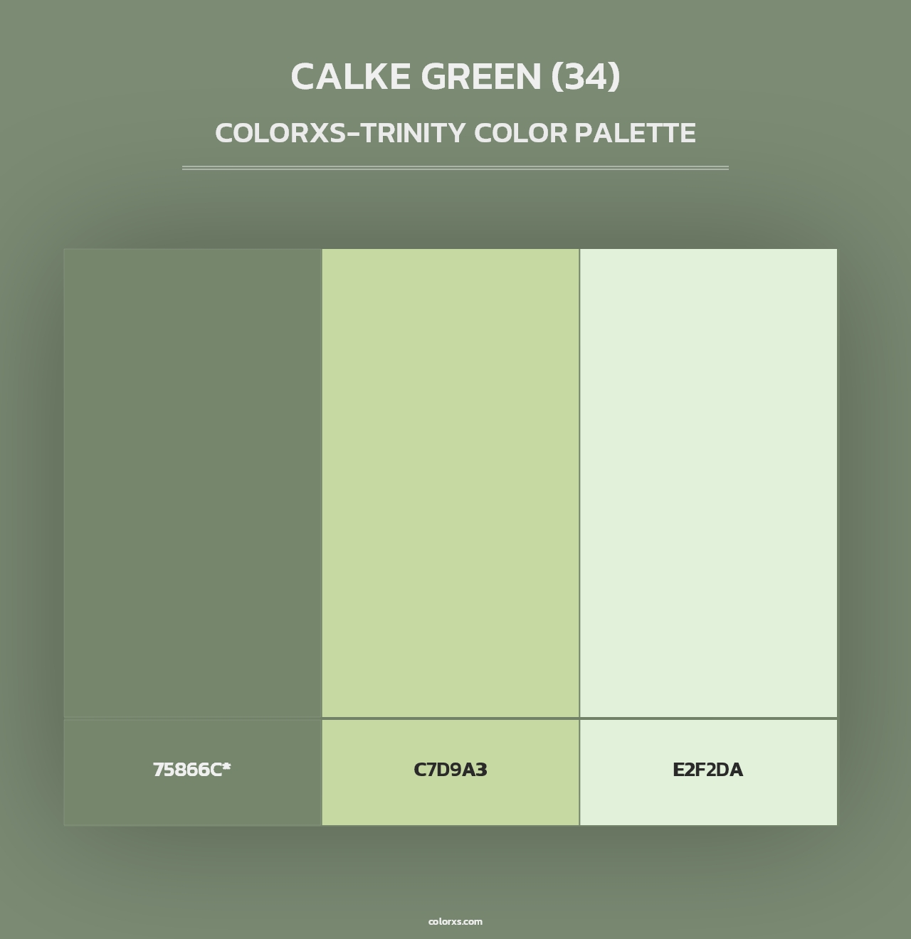 Calke Green (34) - Colorxs Trinity Palette