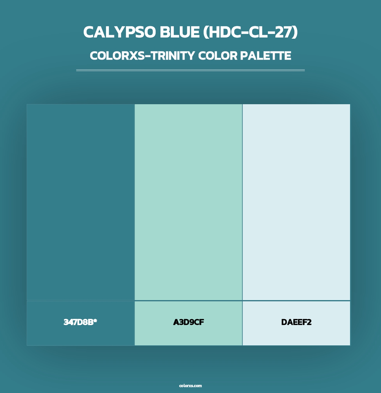 Calypso Blue (HDC-CL-27) - Colorxs Trinity Palette