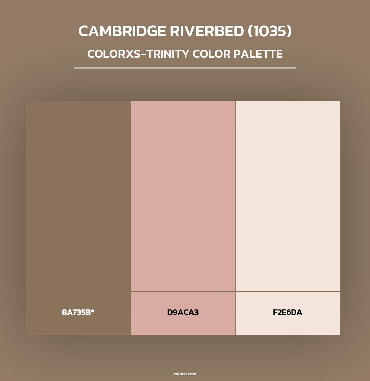 Cambridge Riverbed (1035) - Colorxs Trinity Palette