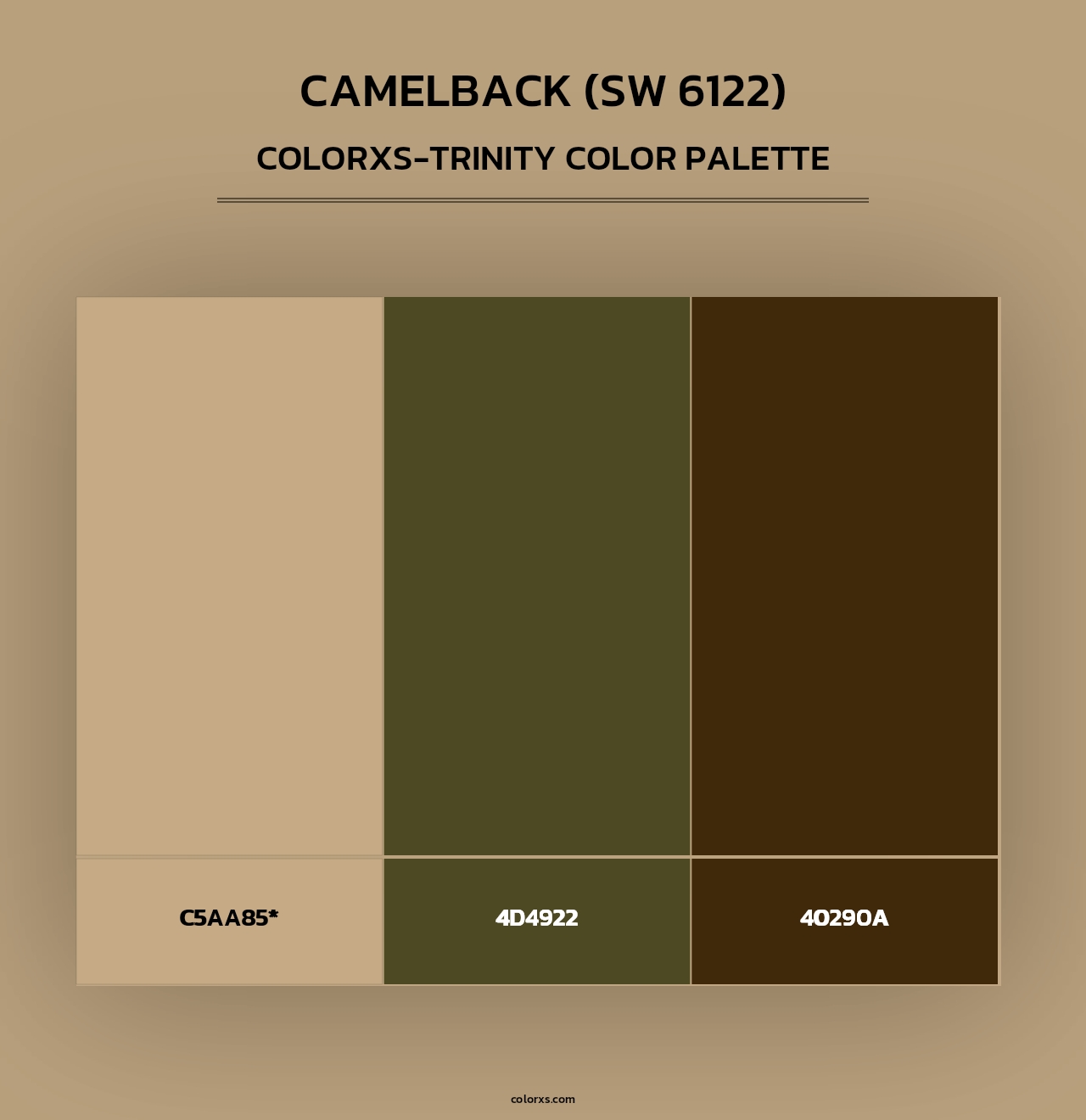 Camelback (SW 6122) - Colorxs Trinity Palette