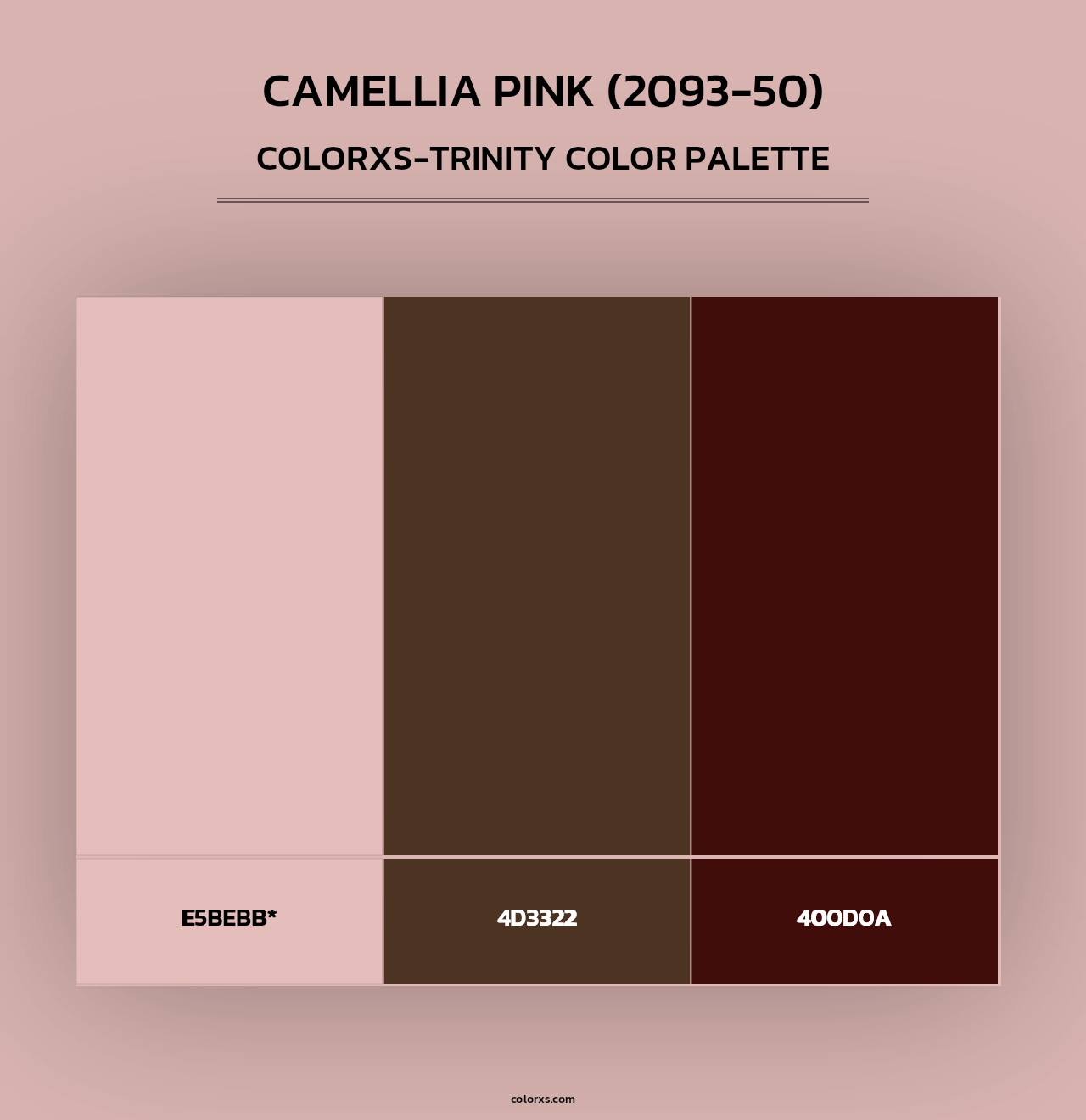 Camellia Pink (2093-50) - Colorxs Trinity Palette