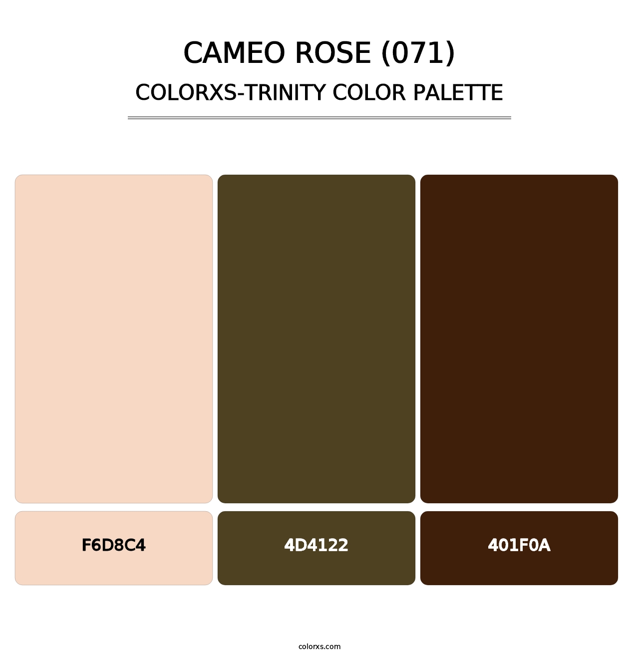 Cameo Rose (071) - Colorxs Trinity Palette