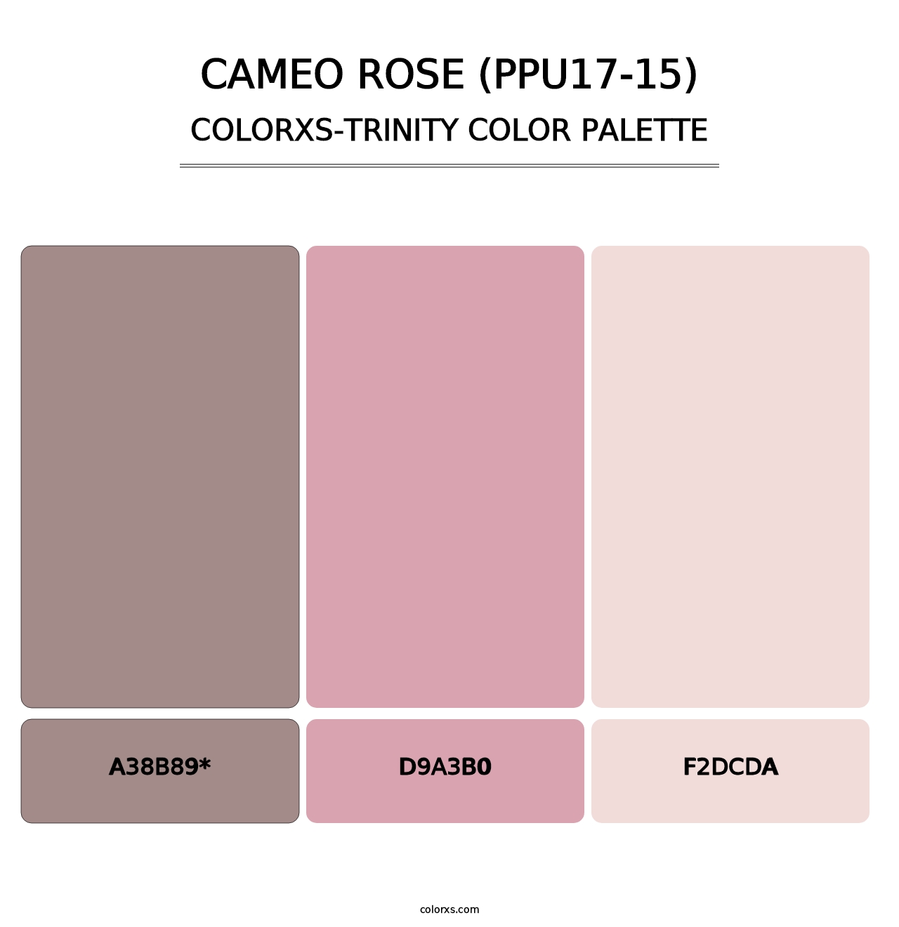 Cameo Rose (PPU17-15) - Colorxs Trinity Palette