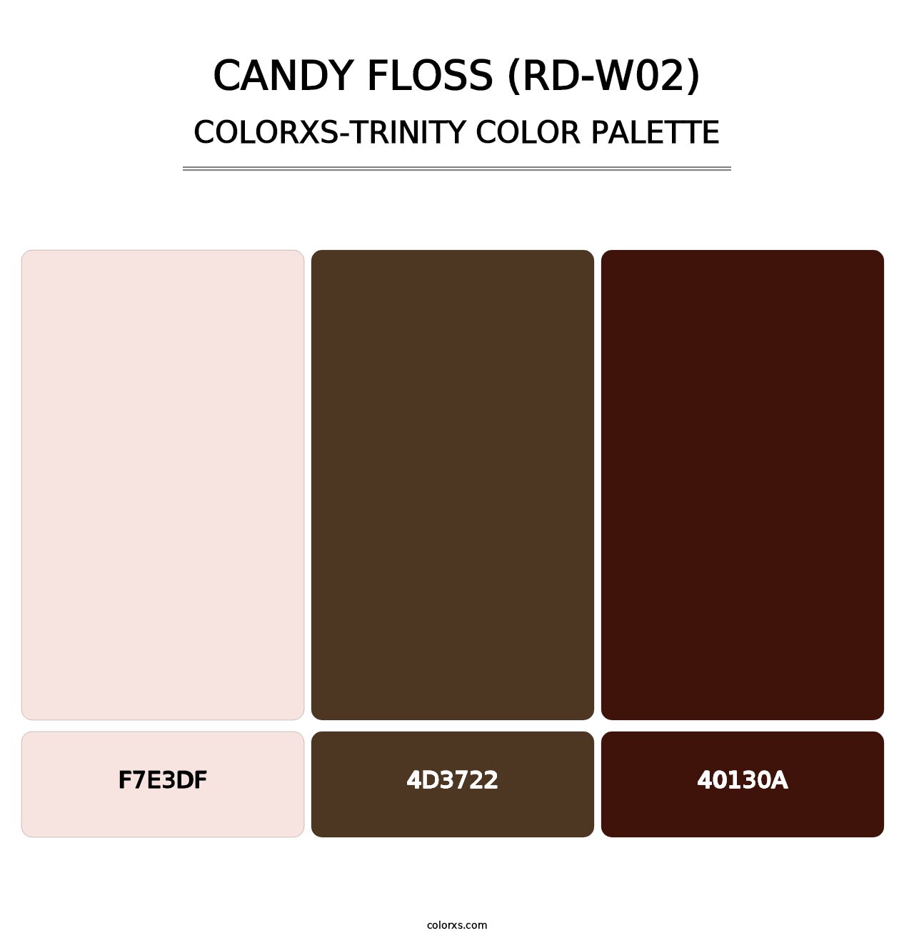 Candy Floss (RD-W02) - Colorxs Trinity Palette