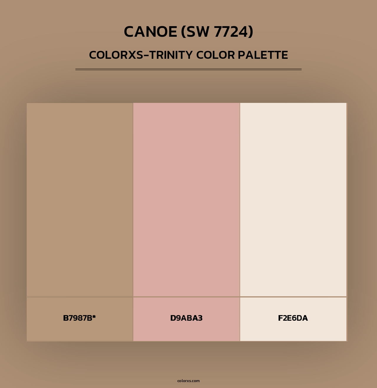 Canoe (SW 7724) - Colorxs Trinity Palette