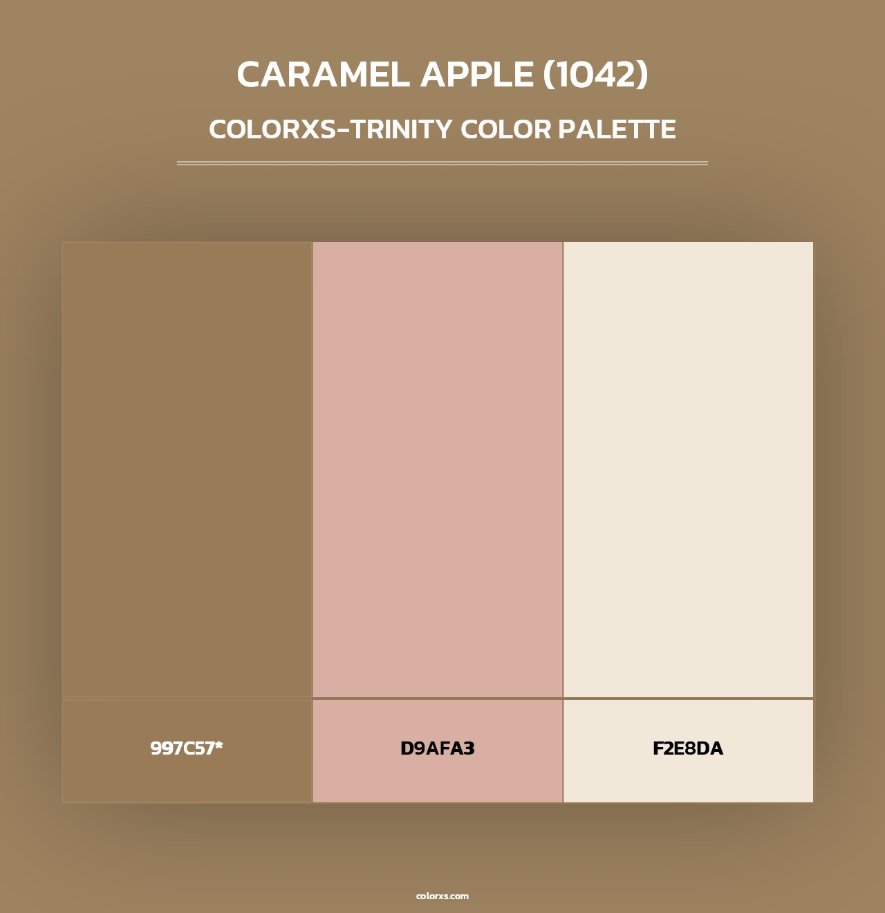 Caramel Apple (1042) - Colorxs Trinity Palette