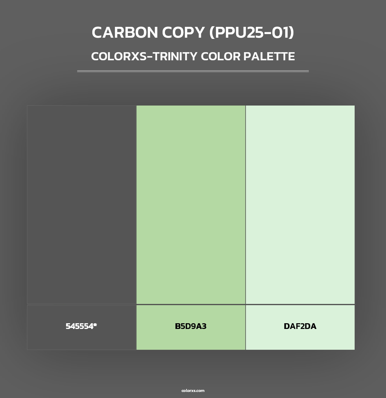 Carbon Copy (PPU25-01) - Colorxs Trinity Palette
