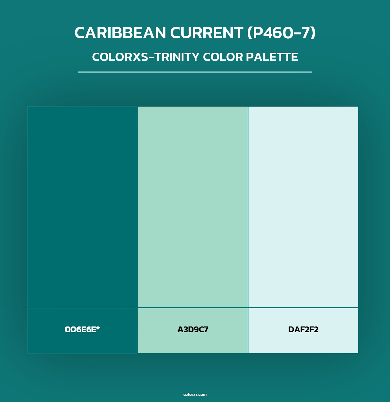 Caribbean Current (P460-7) - Colorxs Trinity Palette