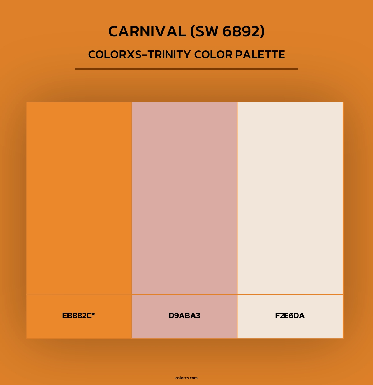 Carnival (SW 6892) - Colorxs Trinity Palette