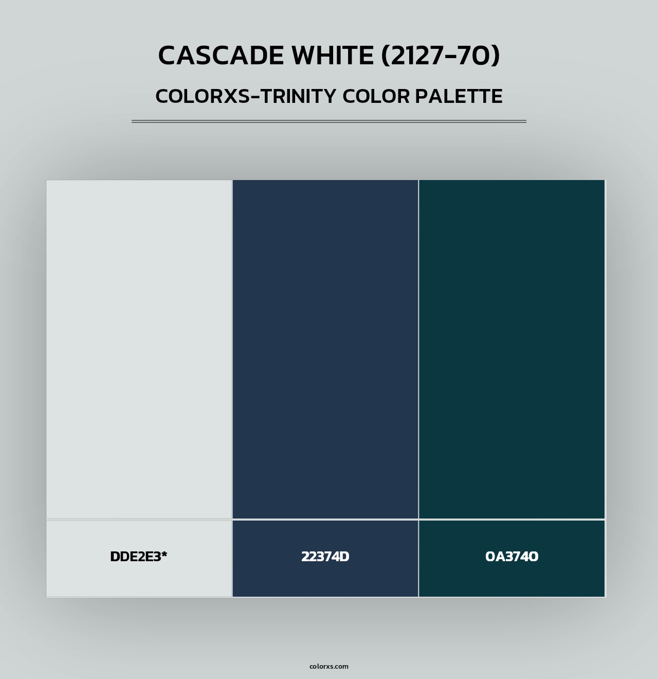 Cascade White (2127-70) - Colorxs Trinity Palette