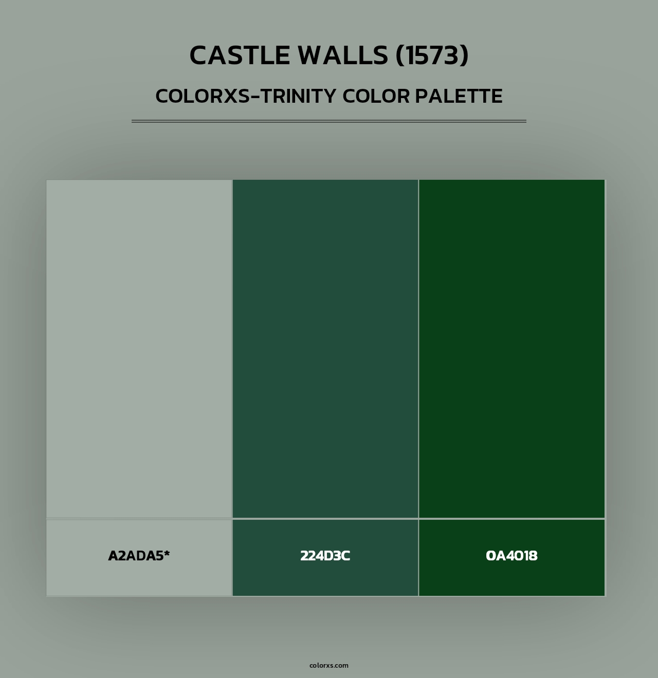 Castle Walls (1573) - Colorxs Trinity Palette