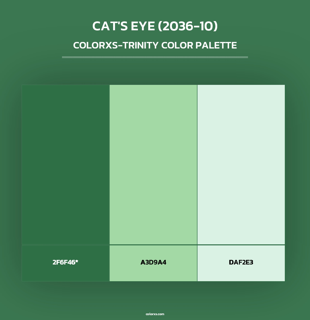 Cat's Eye (2036-10) - Colorxs Trinity Palette