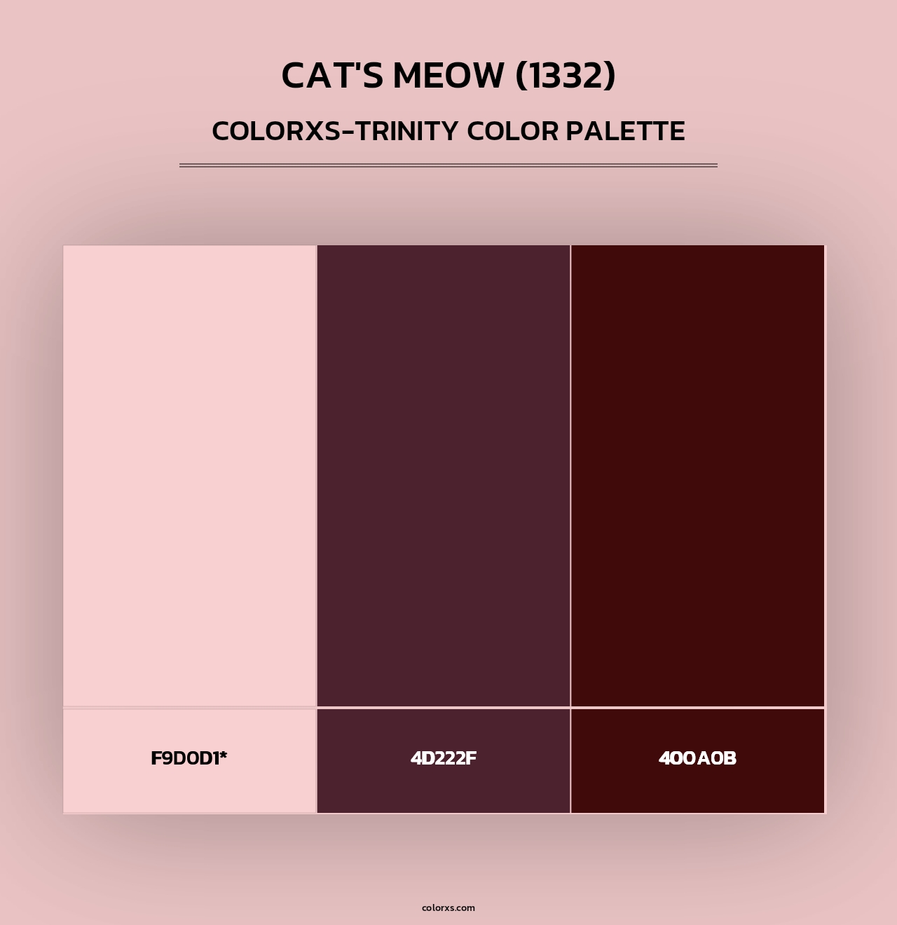 Cat's Meow (1332) - Colorxs Trinity Palette