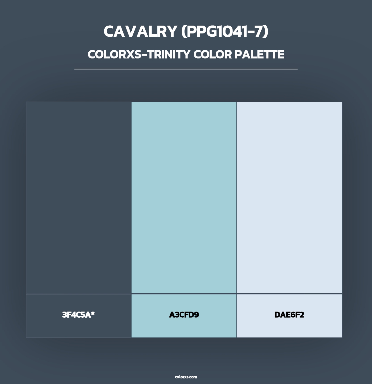 Cavalry (PPG1041-7) - Colorxs Trinity Palette