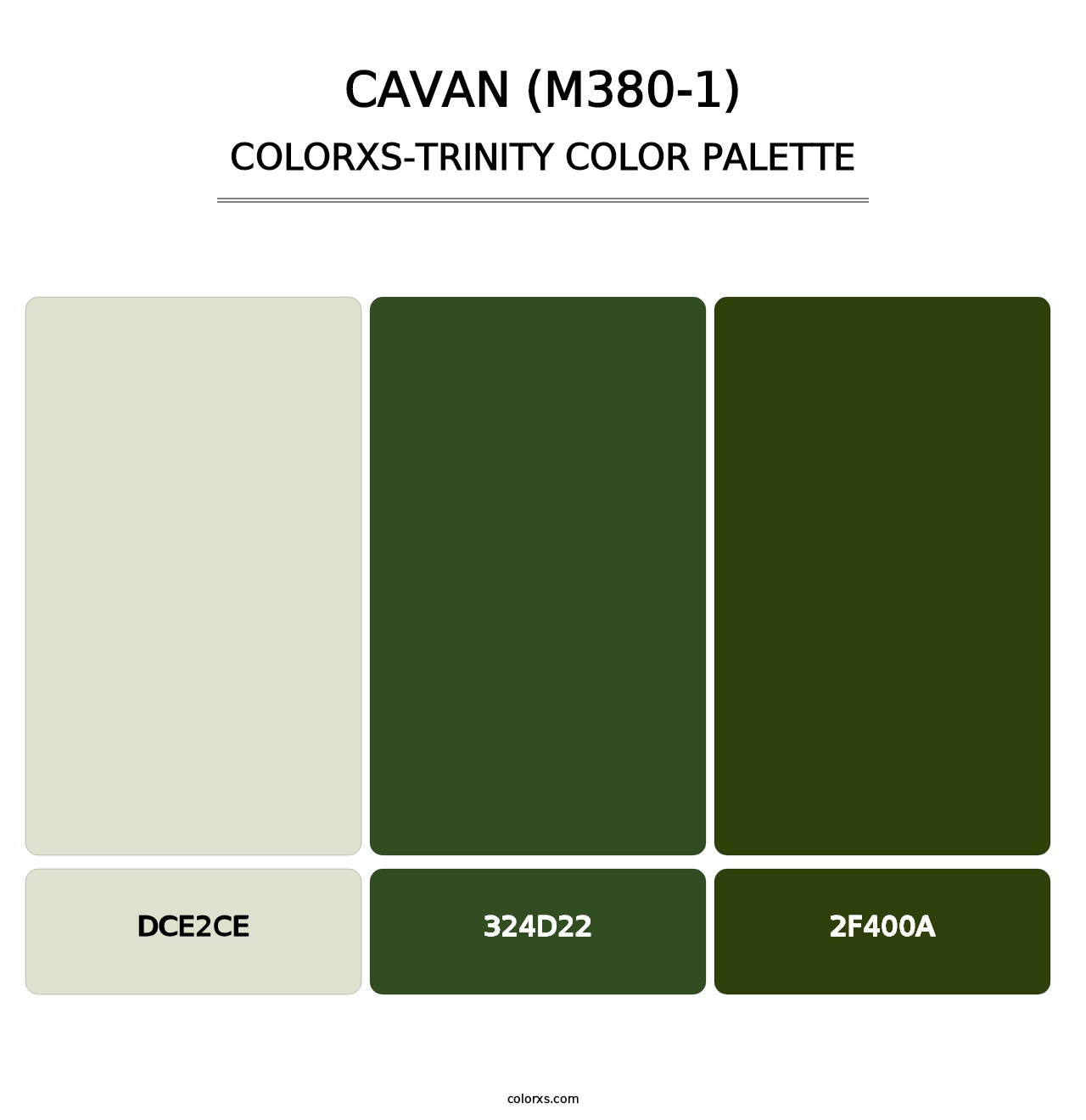 Cavan (M380-1) - Colorxs Trinity Palette