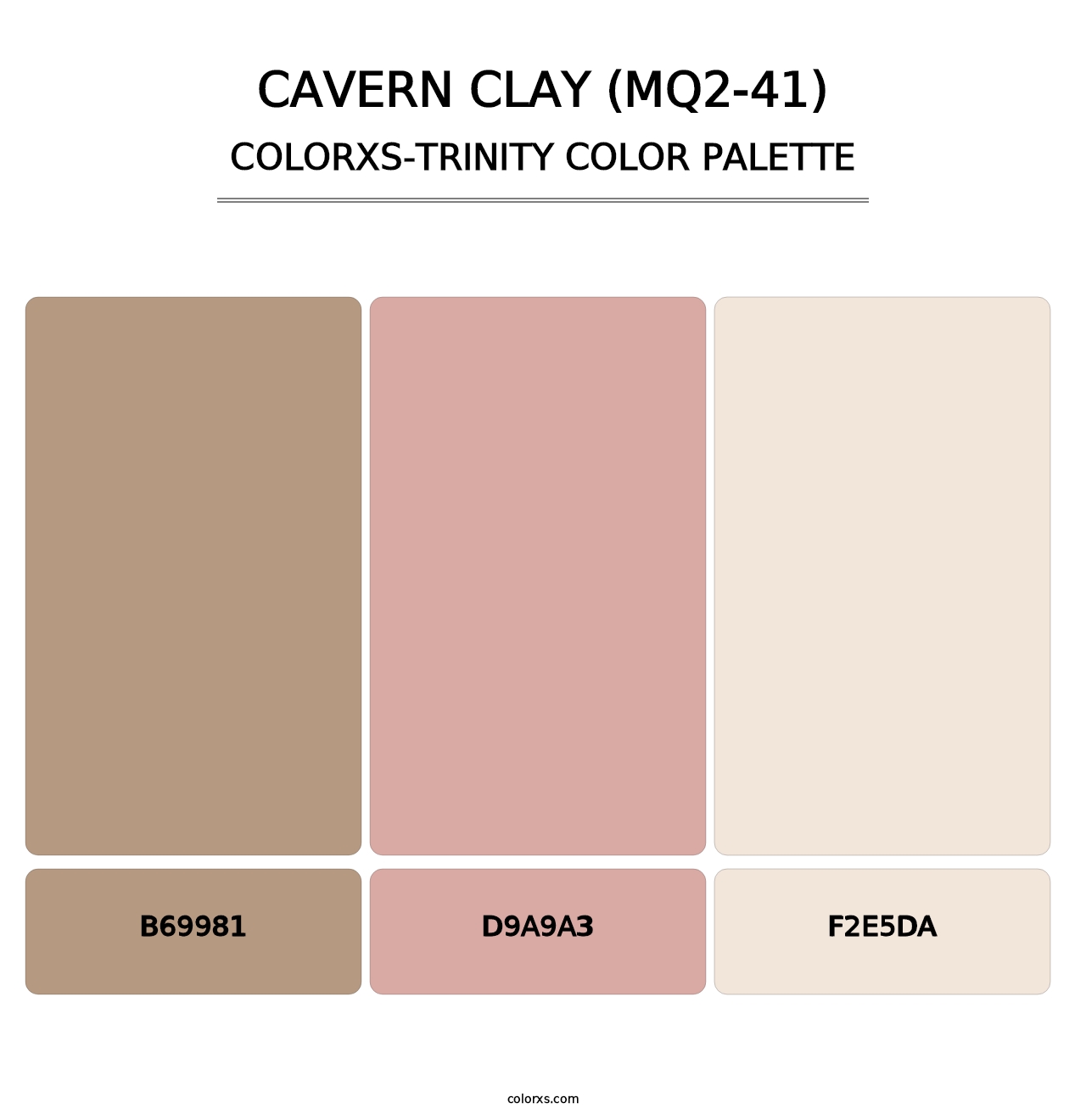 Cavern Clay (MQ2-41) - Colorxs Trinity Palette