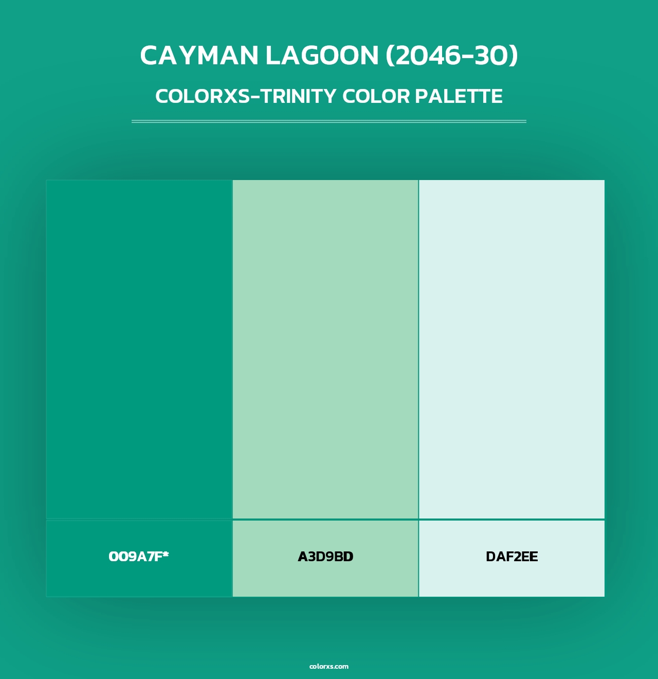 Cayman Lagoon (2046-30) - Colorxs Trinity Palette