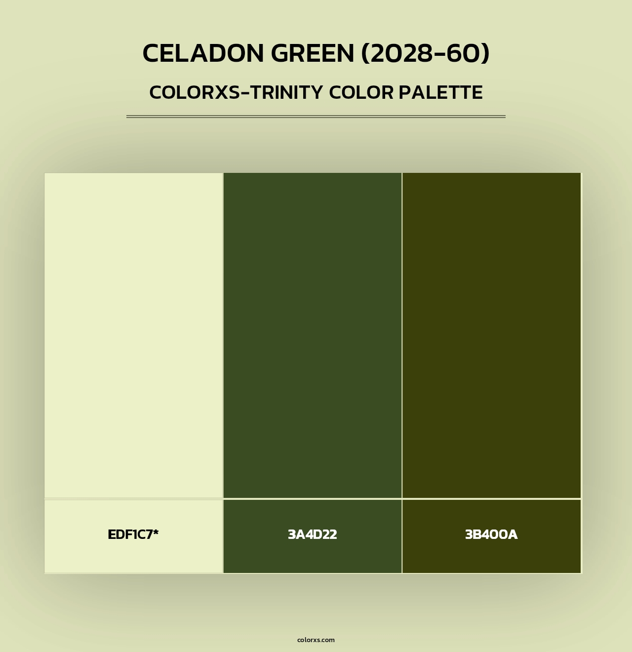 Celadon Green (2028-60) - Colorxs Trinity Palette