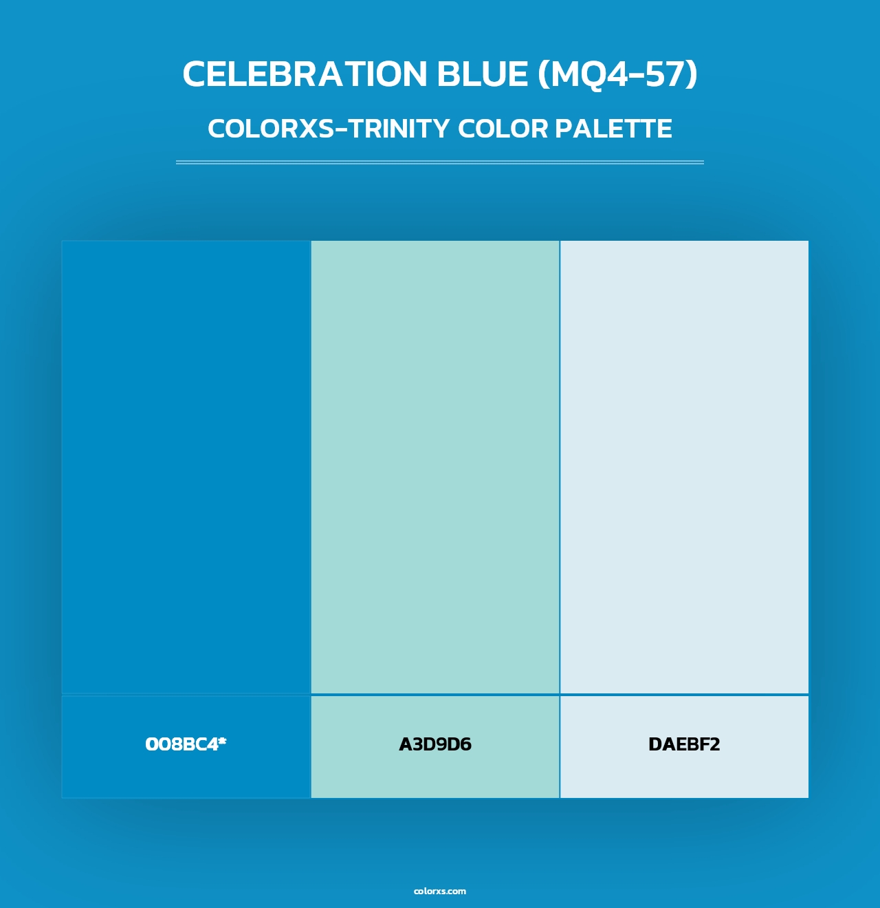 Celebration Blue (MQ4-57) - Colorxs Trinity Palette