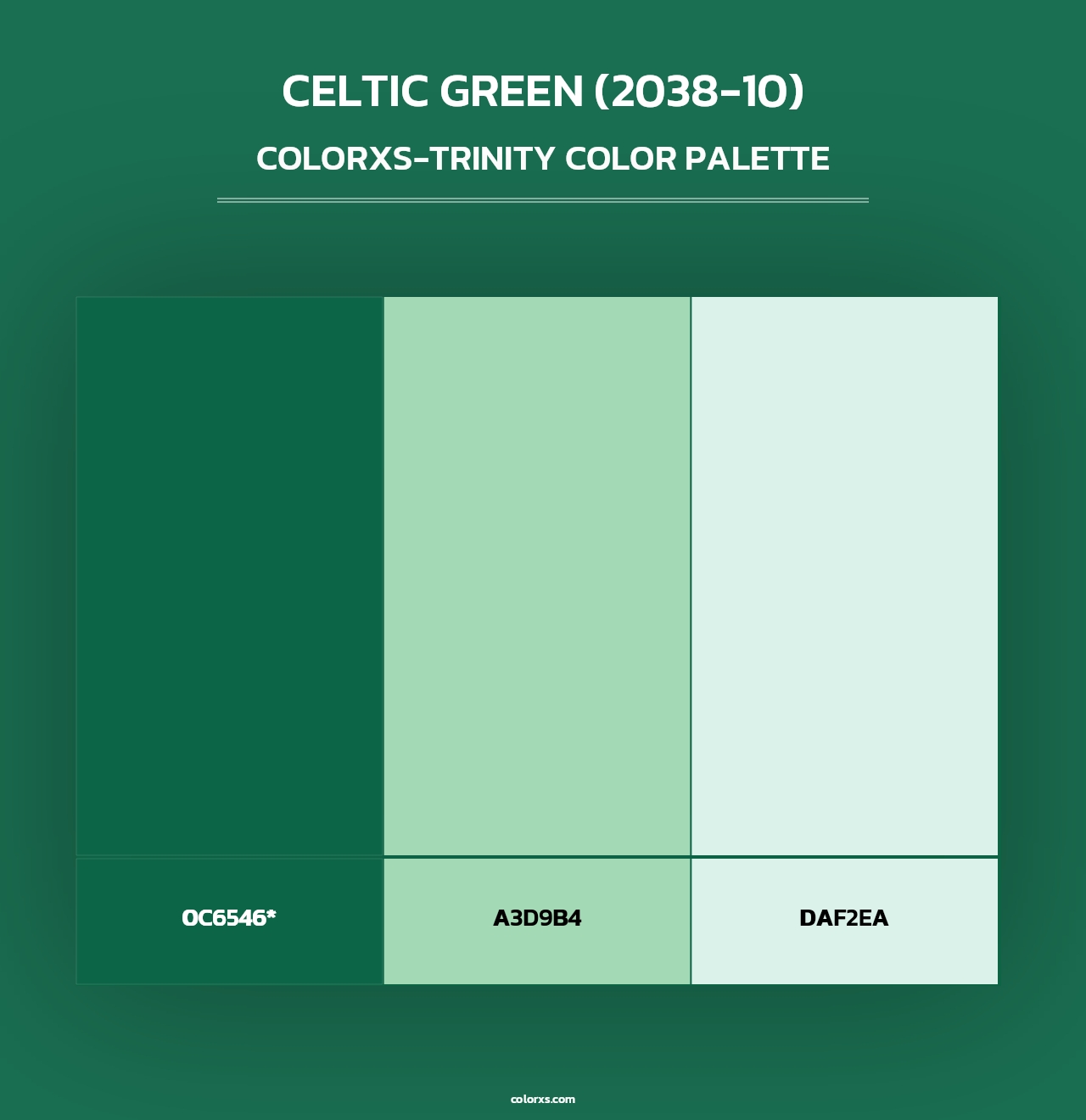Celtic Green (2038-10) - Colorxs Trinity Palette